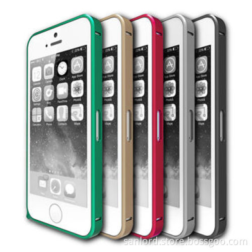 Aluminium Alloy Bumper for iPhone 5s with Home & Volume Buttons, Ultra-thin